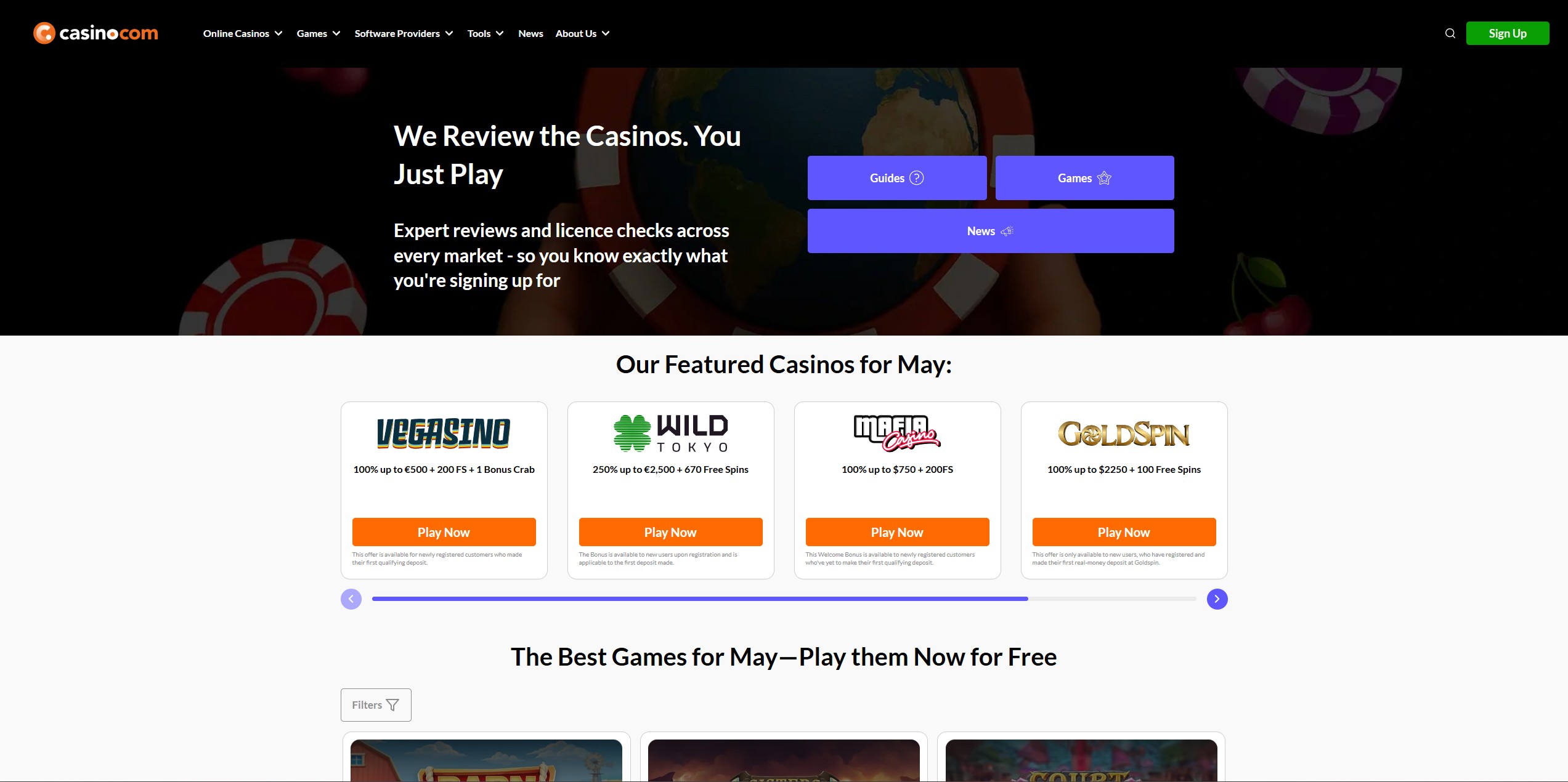 Casino.com screenshot 1