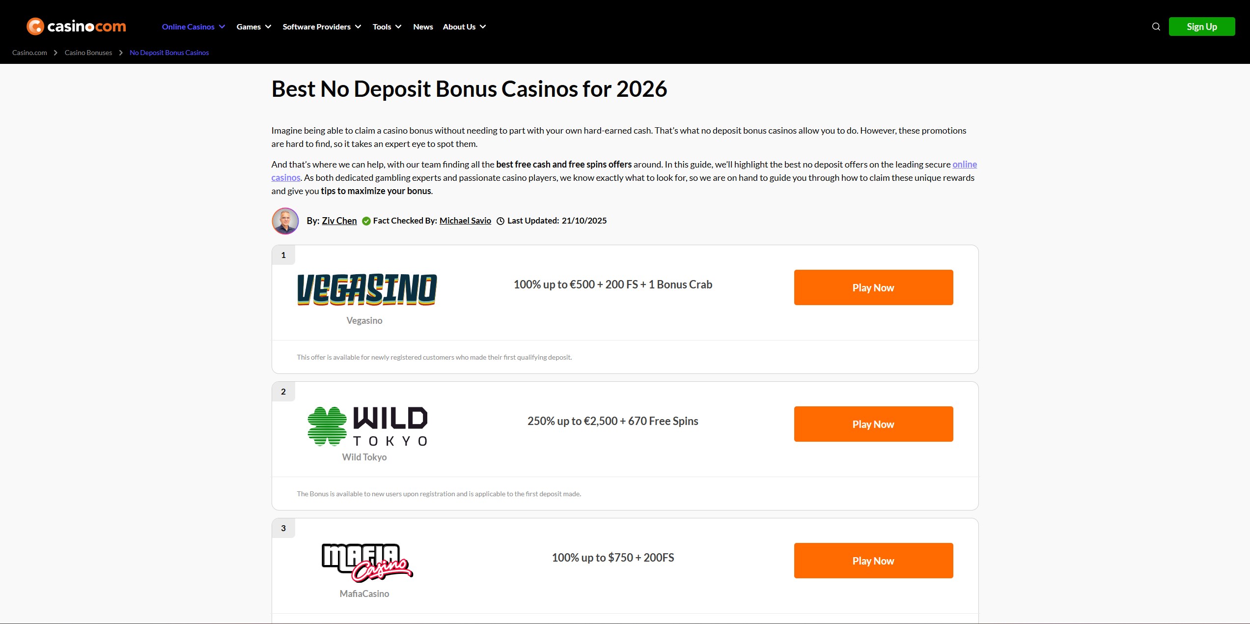 Casino.com screenshot 3