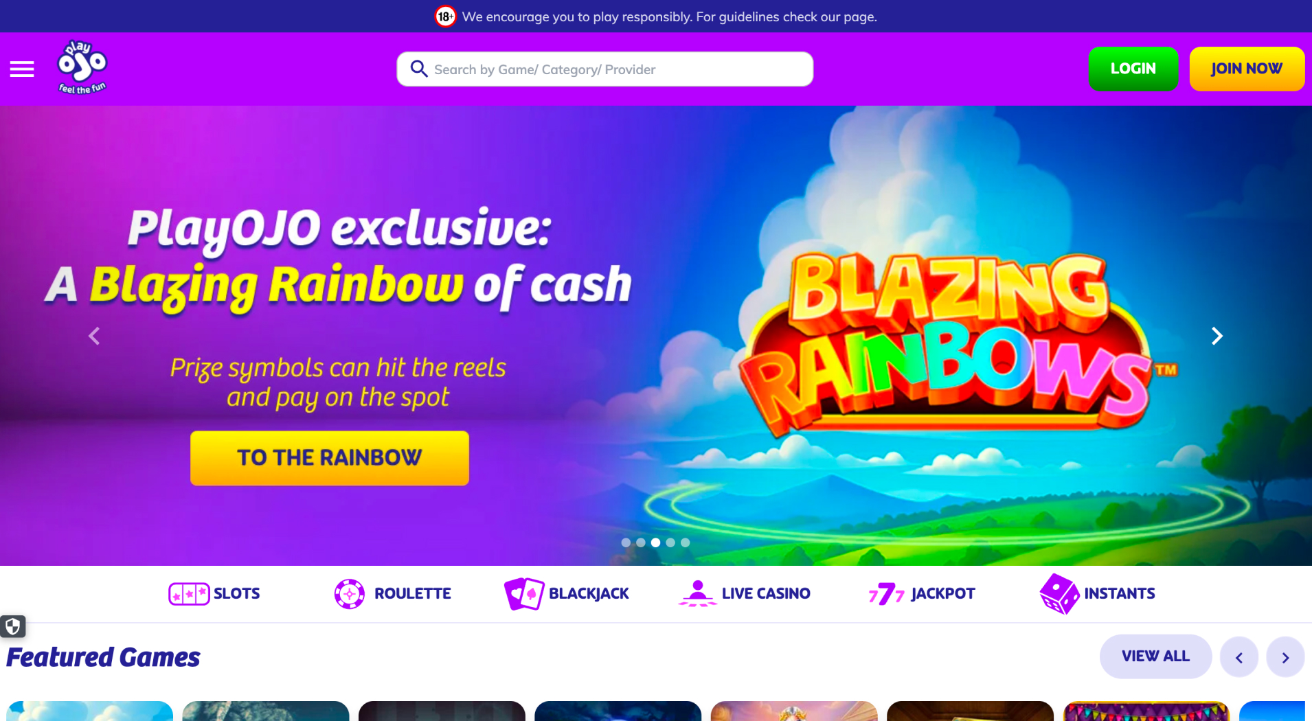 PlayOJO Casino