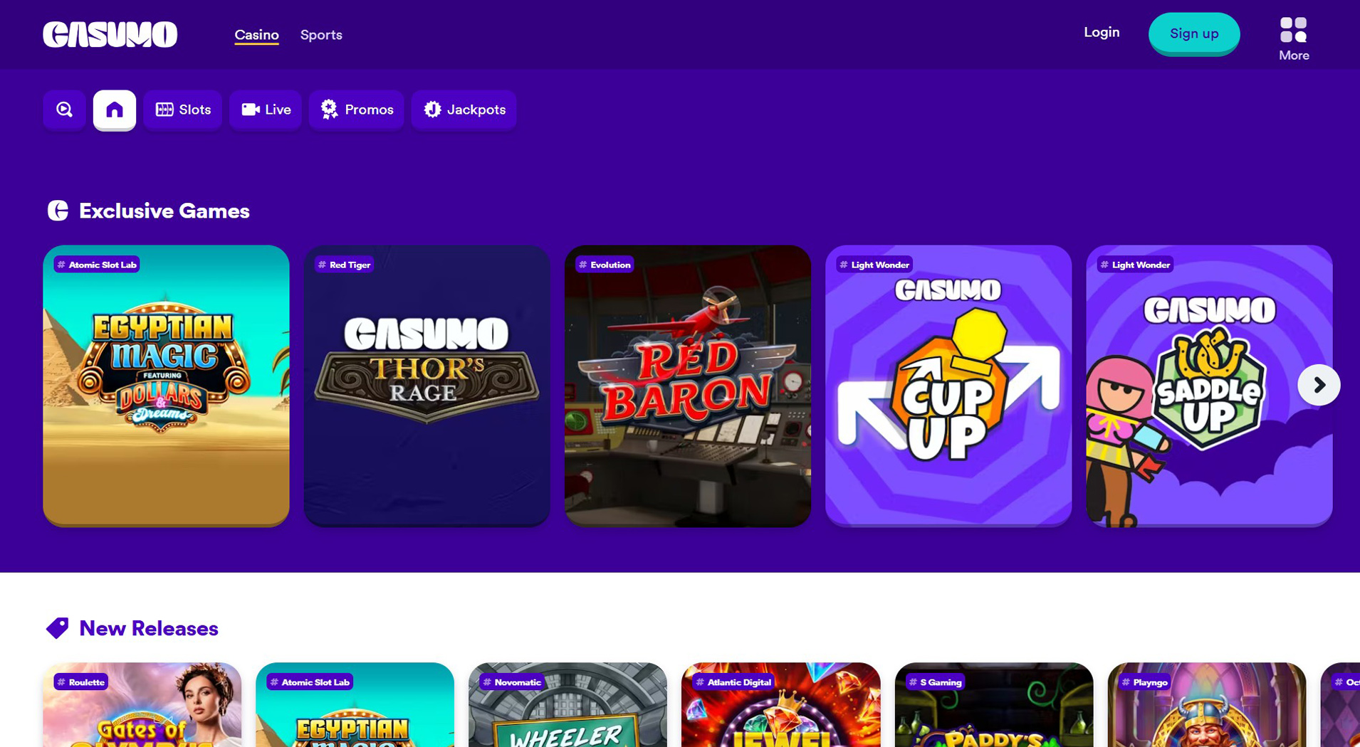 1. Casumo Casino- Bedste Online Casino Pick